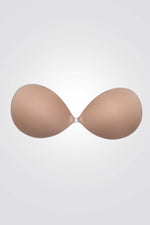 קאפים נדבקים מבד בצבע בז'