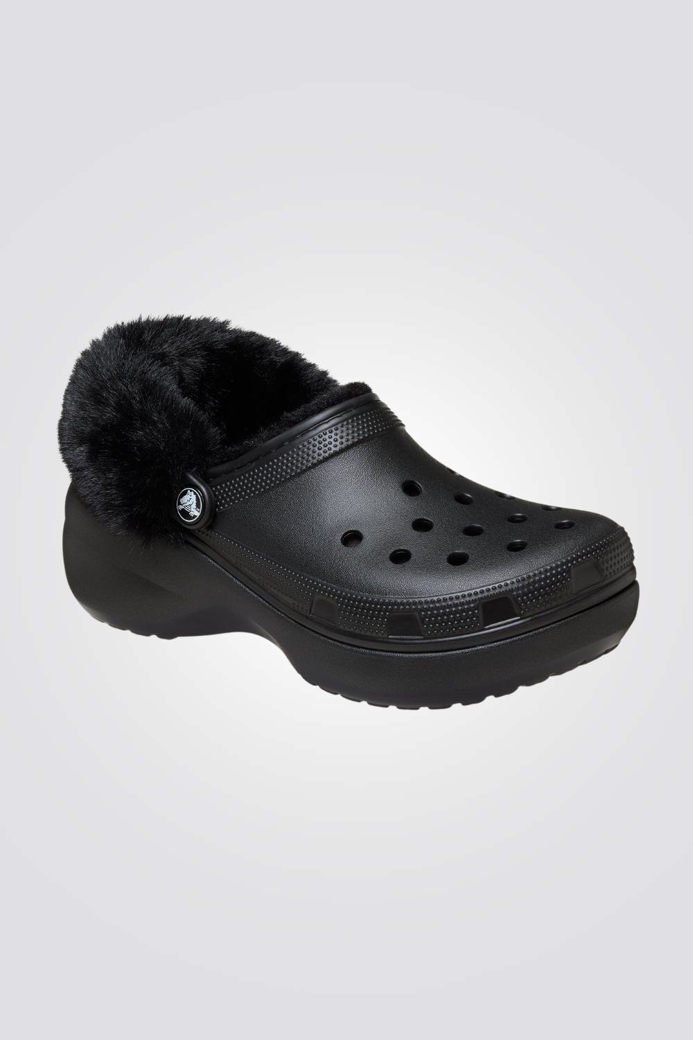 כפכפי פלטפורמה פרוותיים לנשים Classic Platform Fuzz Lined Clog | קרוקס