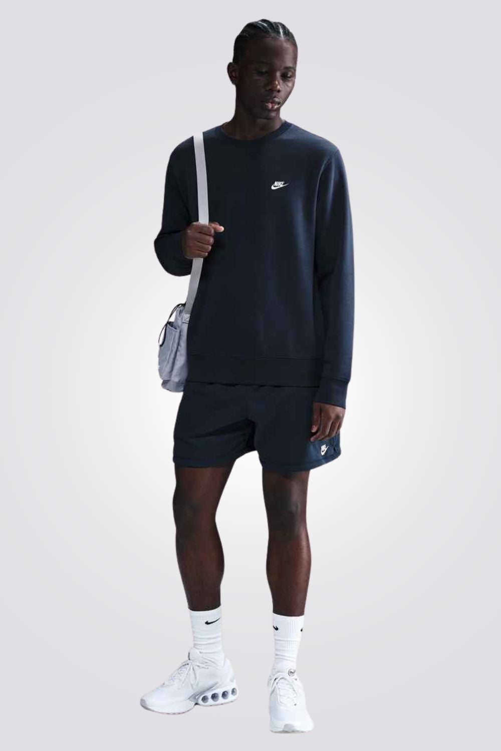 סווטשירט מחמם בצבע נייבי לגברים | נייקי