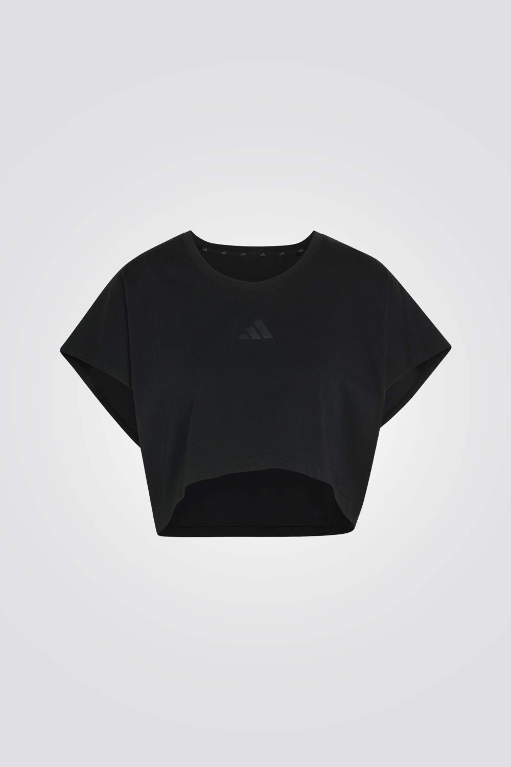 טישירט ספורט בגזרת בטן לנשים | אדידס