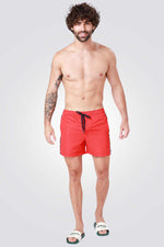 בגד ים לגבר בצבע אדום