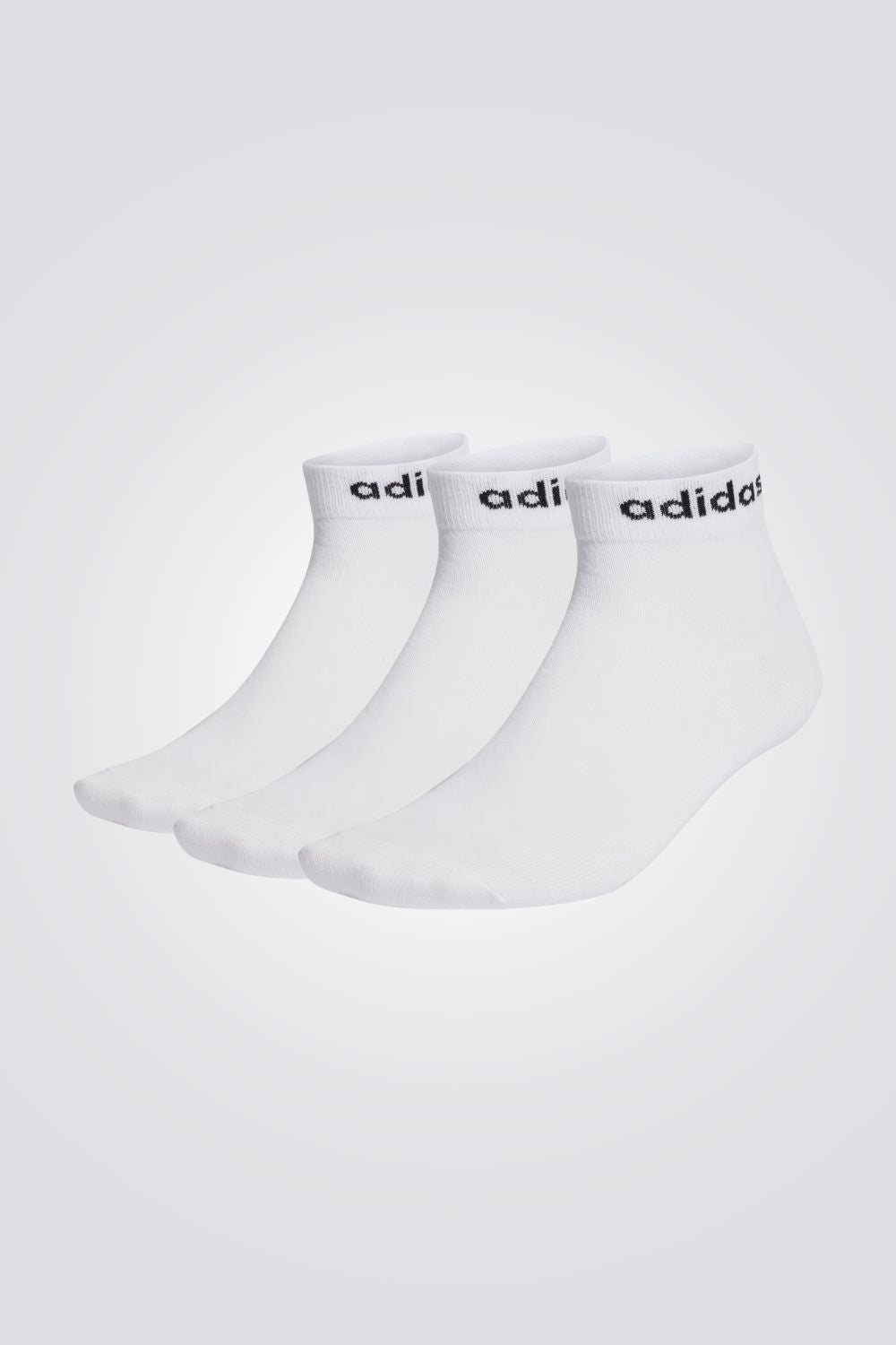 3 זוגות גרביים לבנים לגברים
