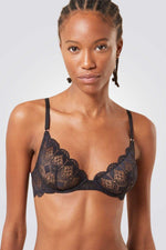 חזיית תחרה ללא ריפוד SKY שחורה