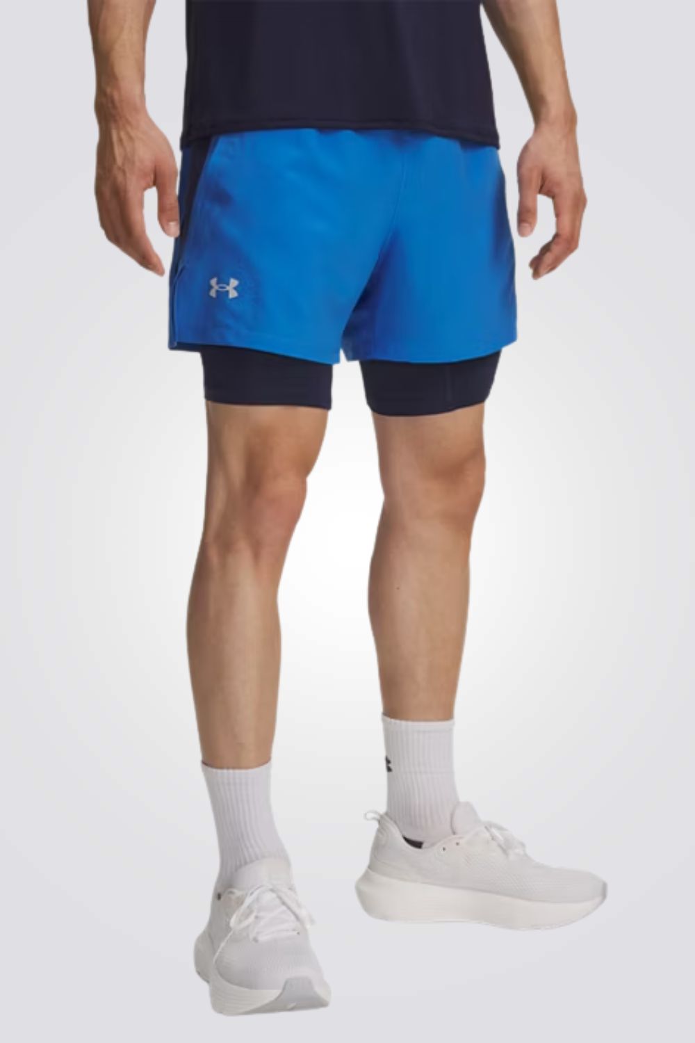 מכנסי אימון לגברים בצבע כחול