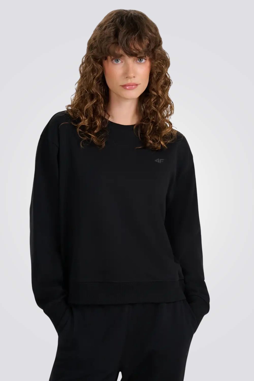 סווטשירט צווארון עגול לנשים | 4F 