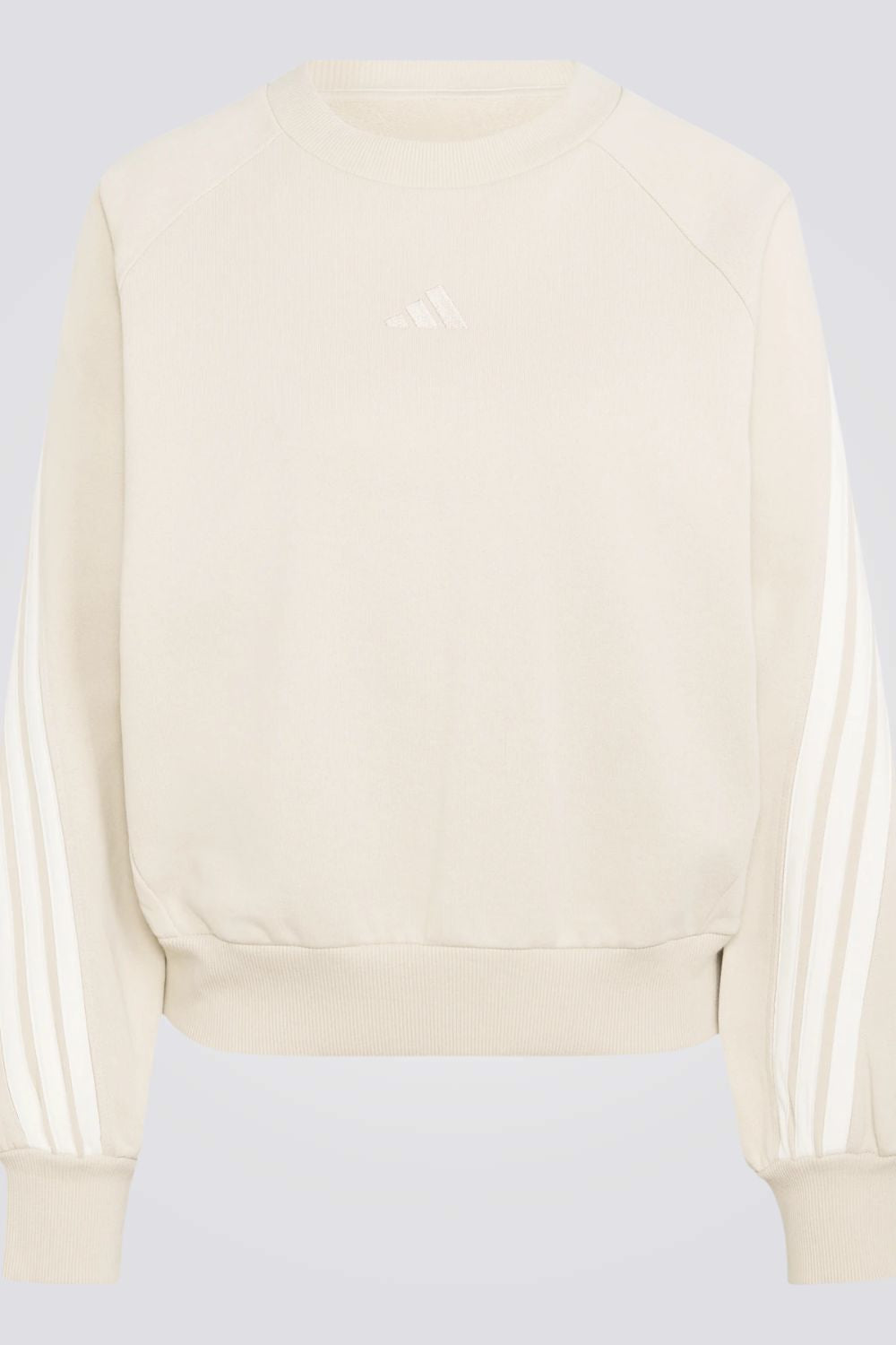 סווטשרט Adidas Kit 3-Stripes בז' לנשים | אדידס
