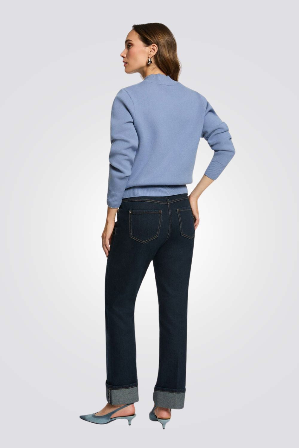 ג'ינס לנשים בגזרה ישרה | מורגן