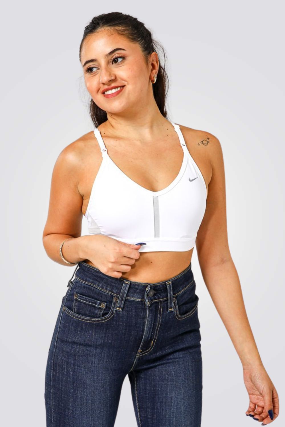 NIKE DRI-FIT INDY טופ אימון נשים