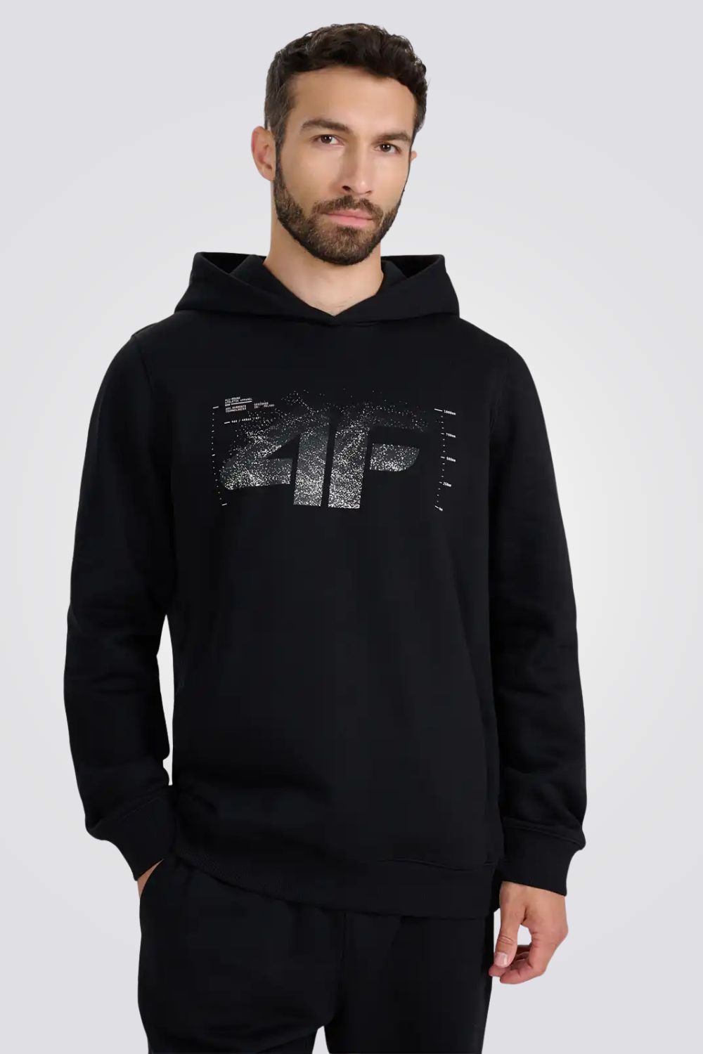 סווטשירט עם הדפס לגברים | 4F