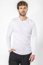 מארז 2 חולצות שרוול ארוך לגברים בצבע לבן