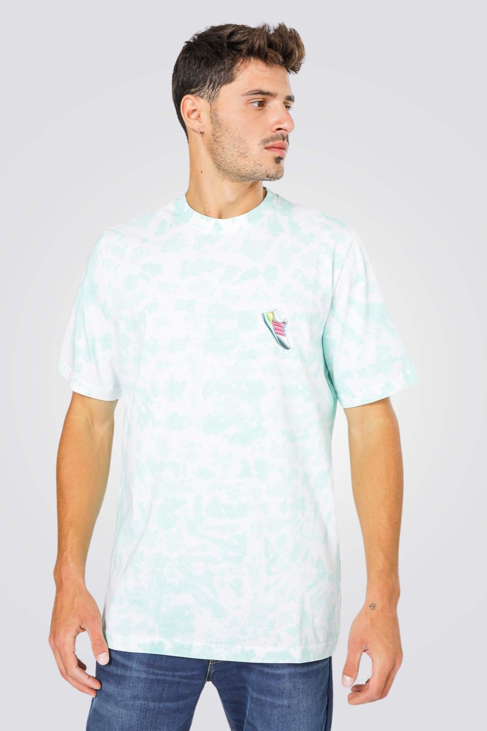 טישירט לגברים M Sum G T2 בצבע ירוק