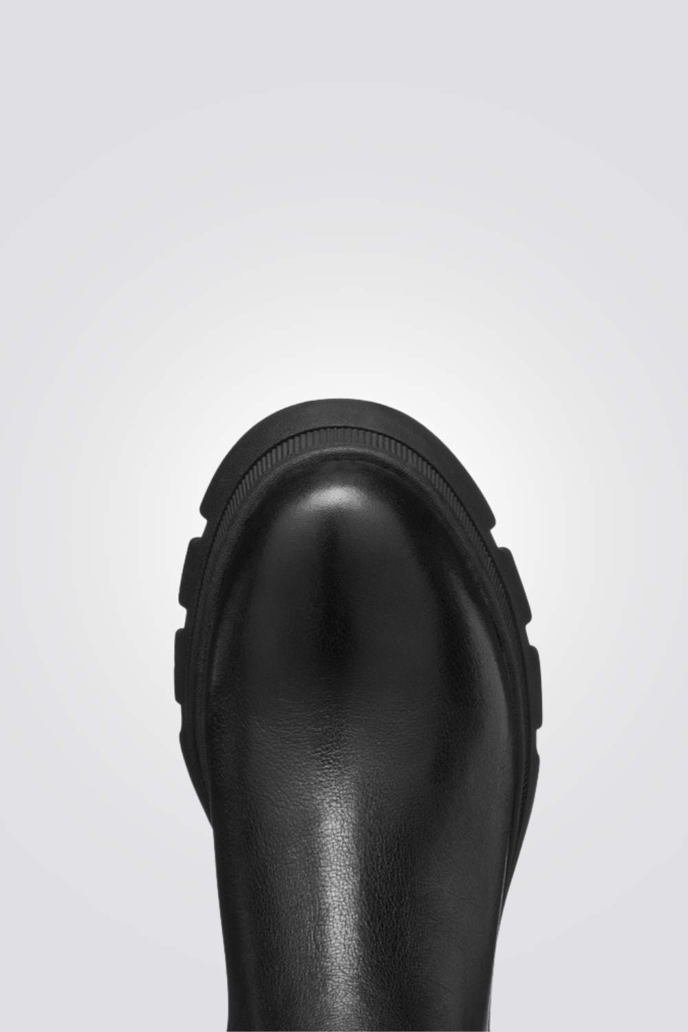 מגפי דמוי עור לנשים באורך הברך | ג'יאוקס