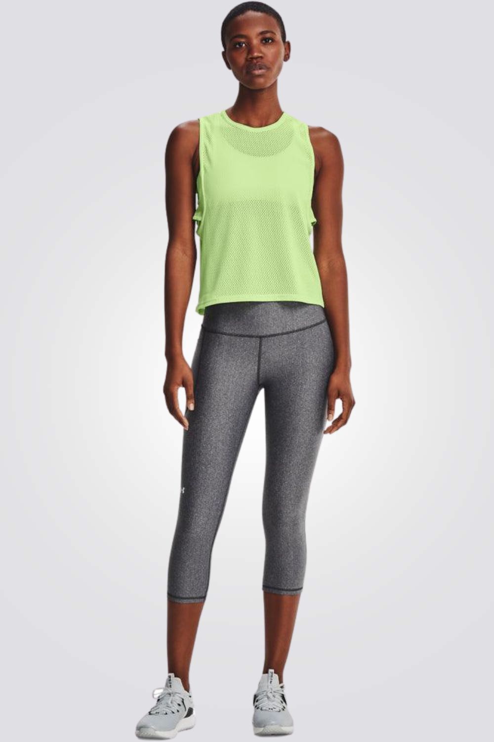 טייץ 7/8 No-Slip Waistband אפור