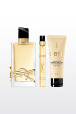 מארז בישום לאישה 90 מ"ל + 10 מ"ל + קרם גוף 50 מ"ל LIBRE E.D.P