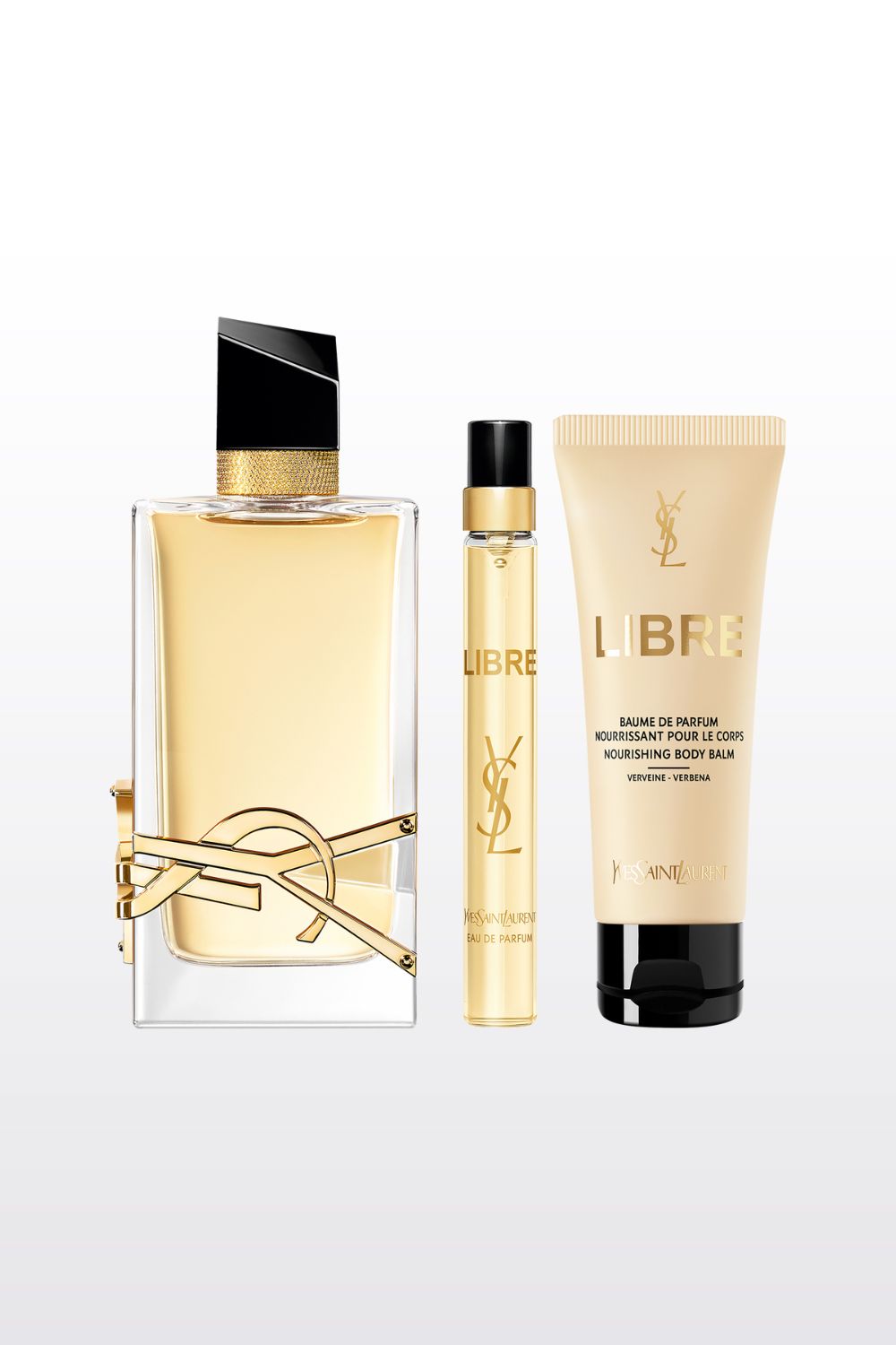 מארז בישום לאישה 90 מ"ל + 10 מ"ל + קרם גוף 50 מ"ל LIBRE E.D.P