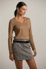 חצאית בגזרת מיני קלאסית | קנת קול