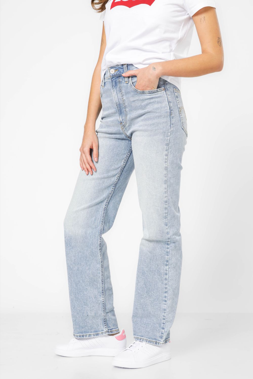 מכנסי ג'ינס Ribcage Straight