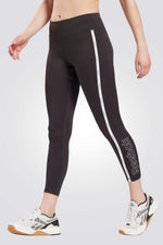 טייץ PIPING בצבע שחור