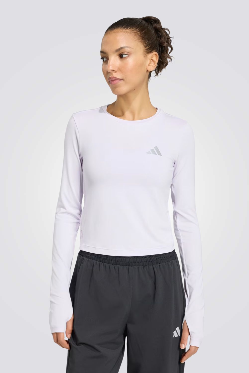 חולצה ארוכה Running Essentials Adi365 בסגול לנשים | אדידס
