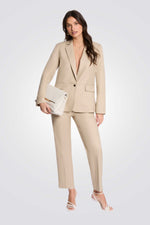 בלייזר חוטים מטאליים בצבע בז'