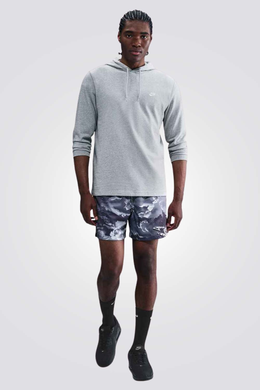 סווטשירט סרוג עם כובע קפוצ'ון לגברים | נייקי