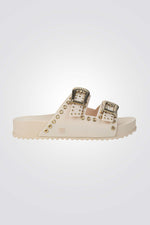 כפכפים HOLD בצבע קרם