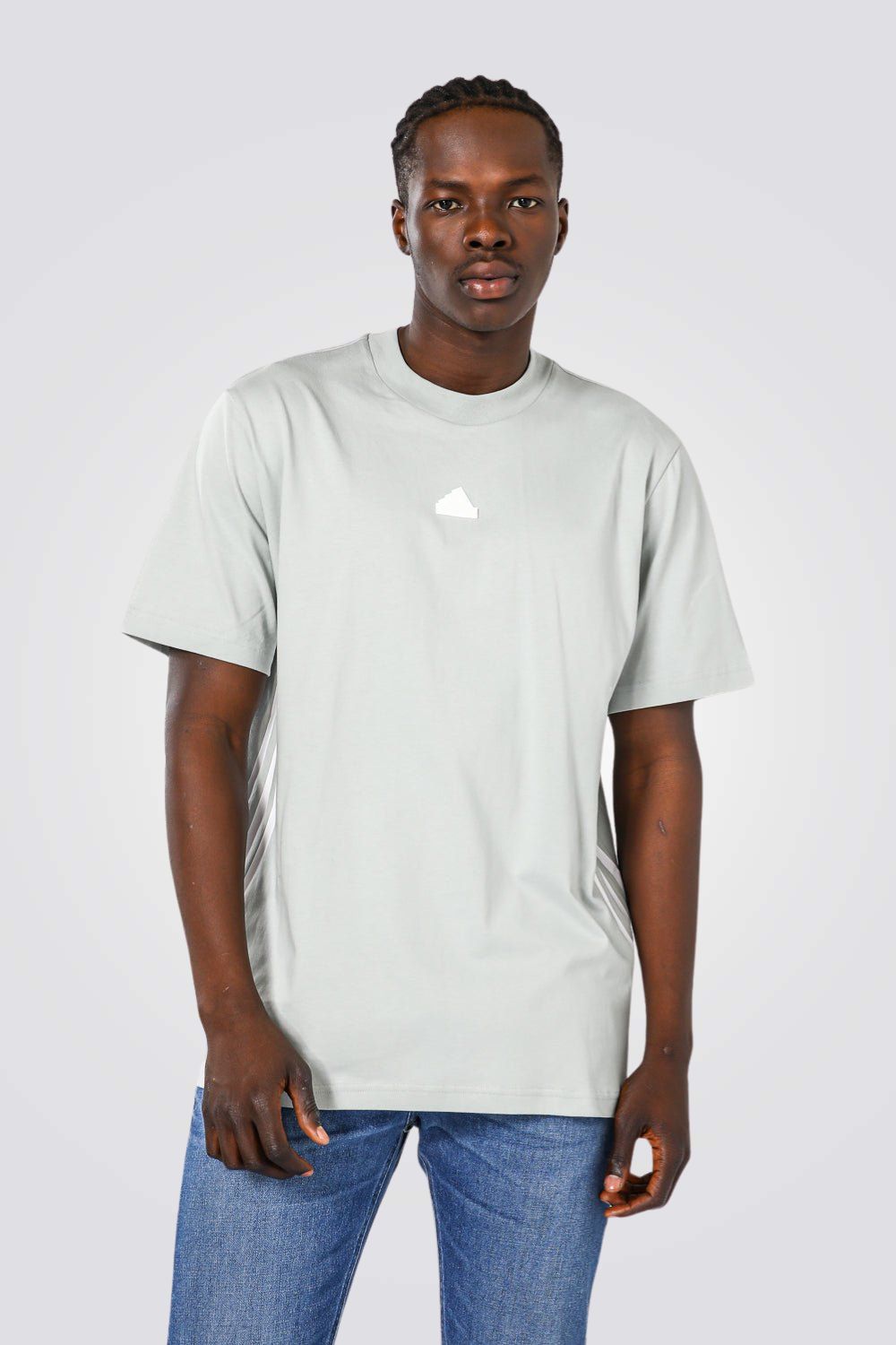 טישירט לגברים FUTURE ICONS בצבע אפור