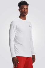 חולצת אימון ארוכה לגברים בצבע לבן