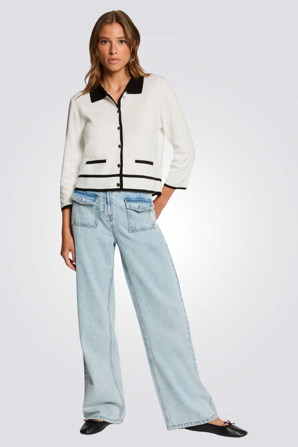 קרדיגן שרוולים 3/4| מורגן