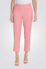 מכנסי אלגנט לנשים בצבע ורוד 