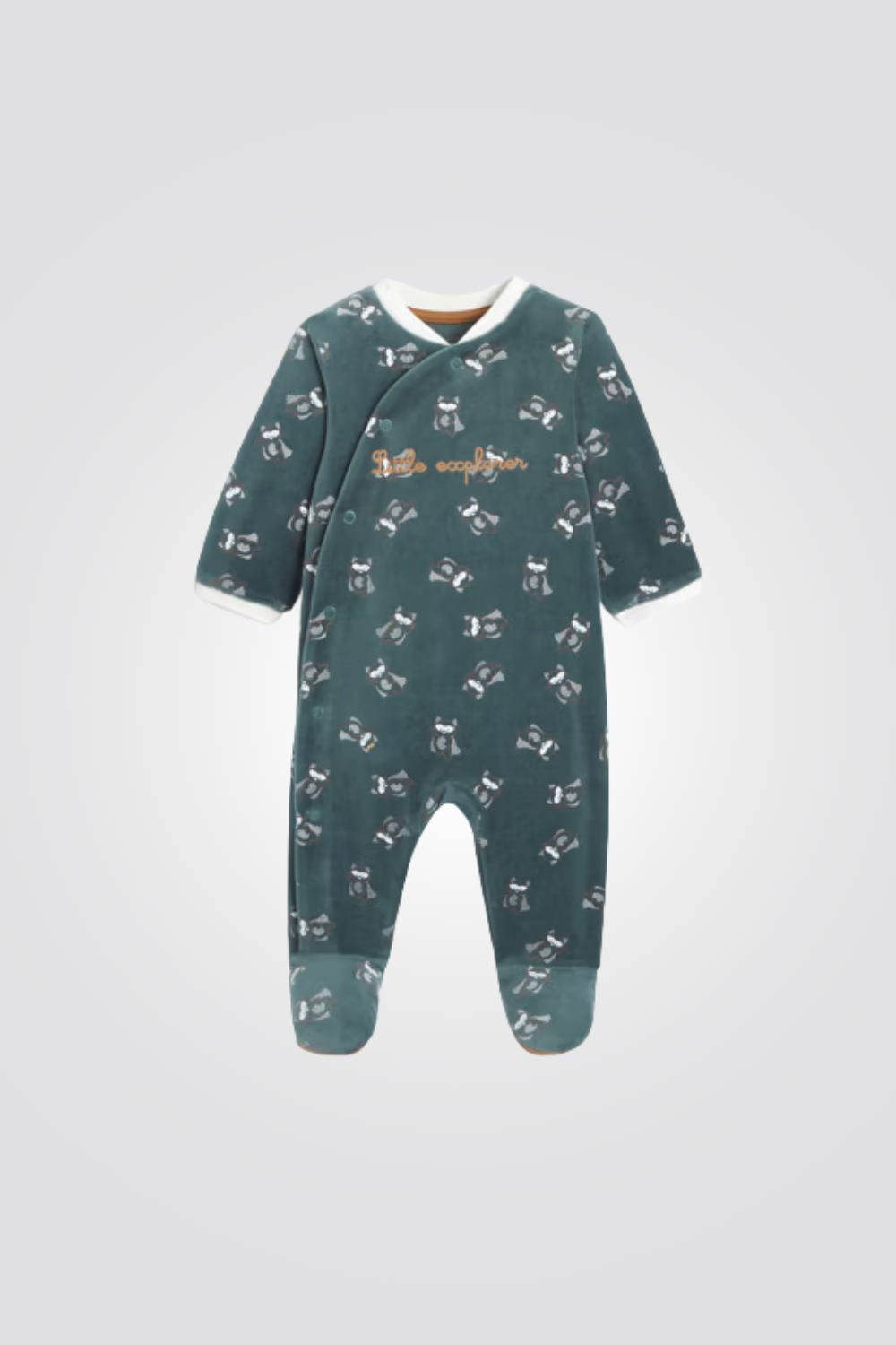 אוברול פיג'מה לתינוקות עם הדפס | אובייבי 