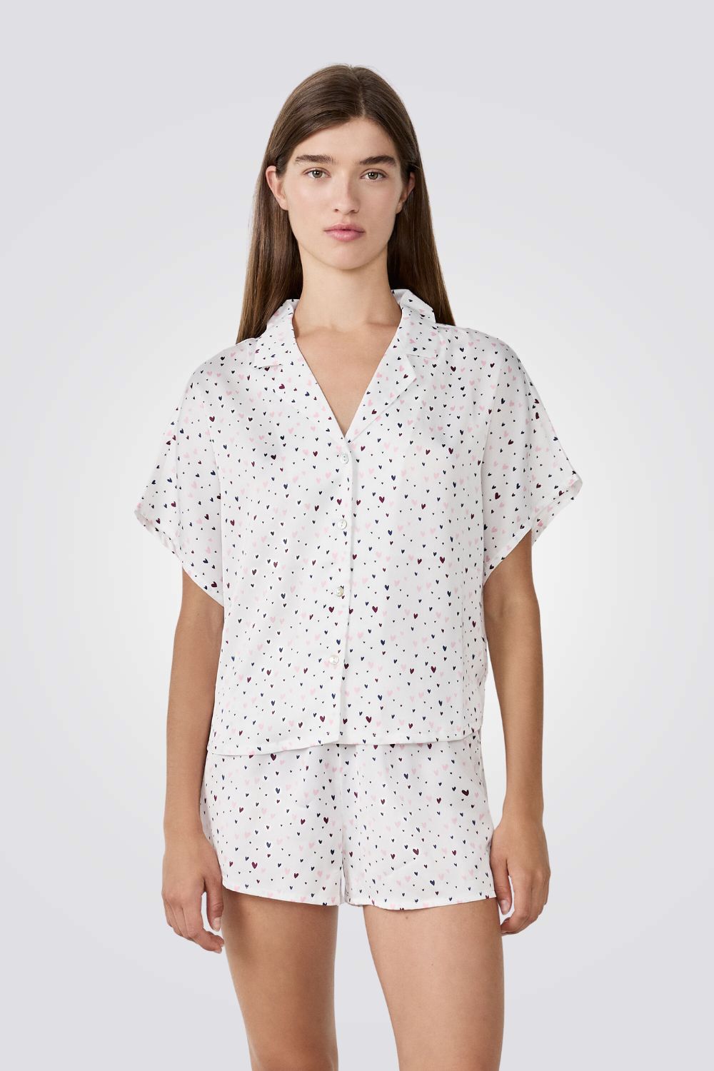חולצת פיג'מה מכופתרת קצרה | איתם