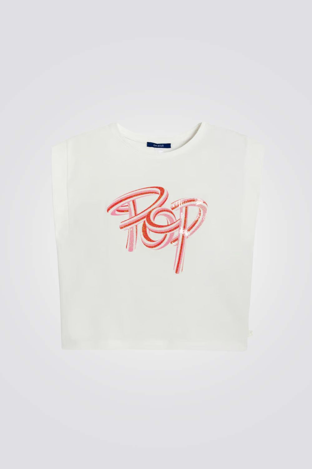 טישירט לילדות ללא שרוולים