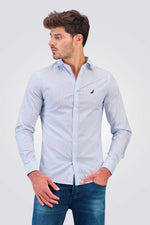 מכופתרת TAILORED FIT תכלת