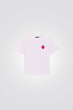 טישירט לילדות עם הדפס תות 