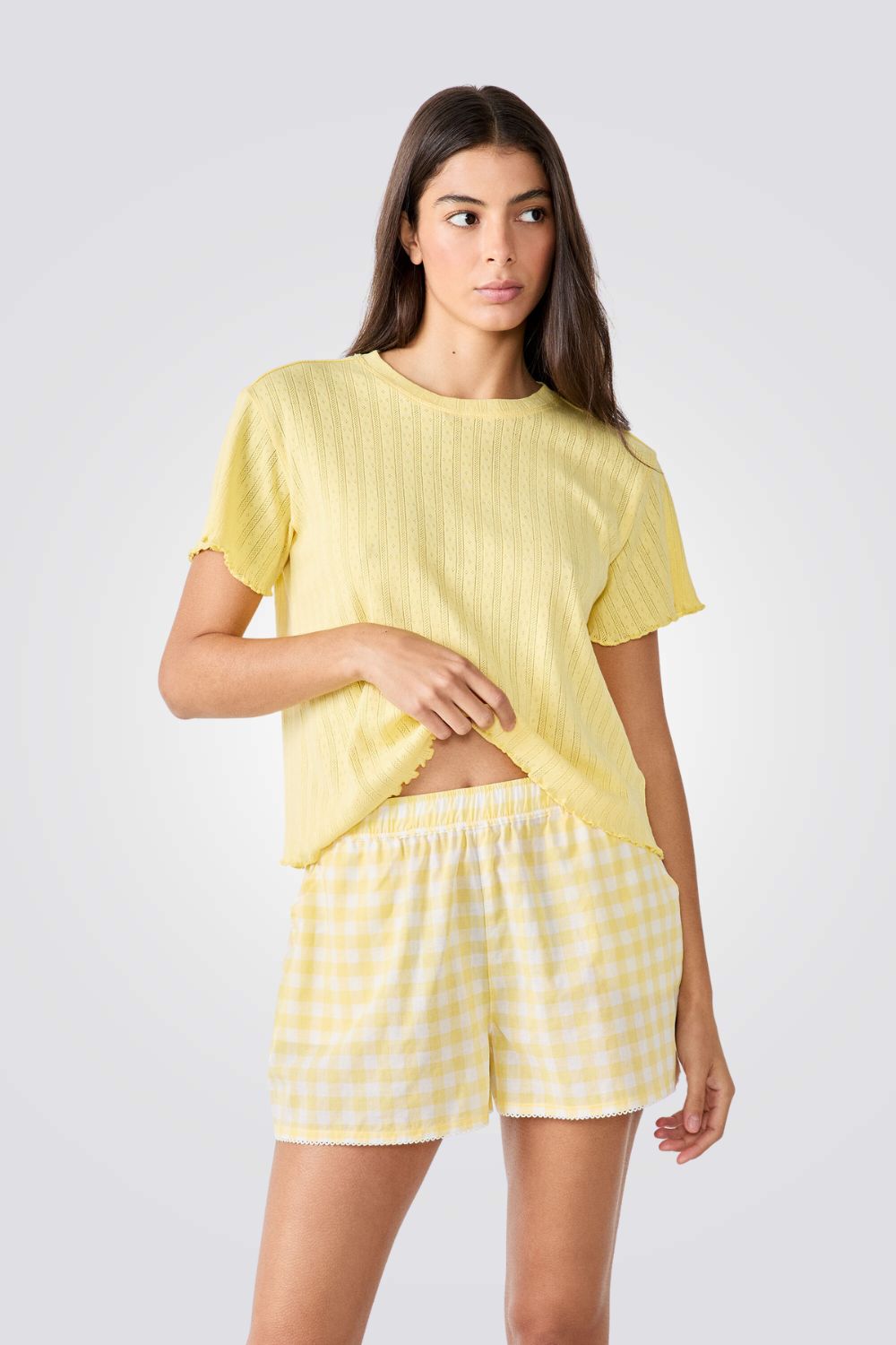 מכנסיים קצרים משובצים | איתם