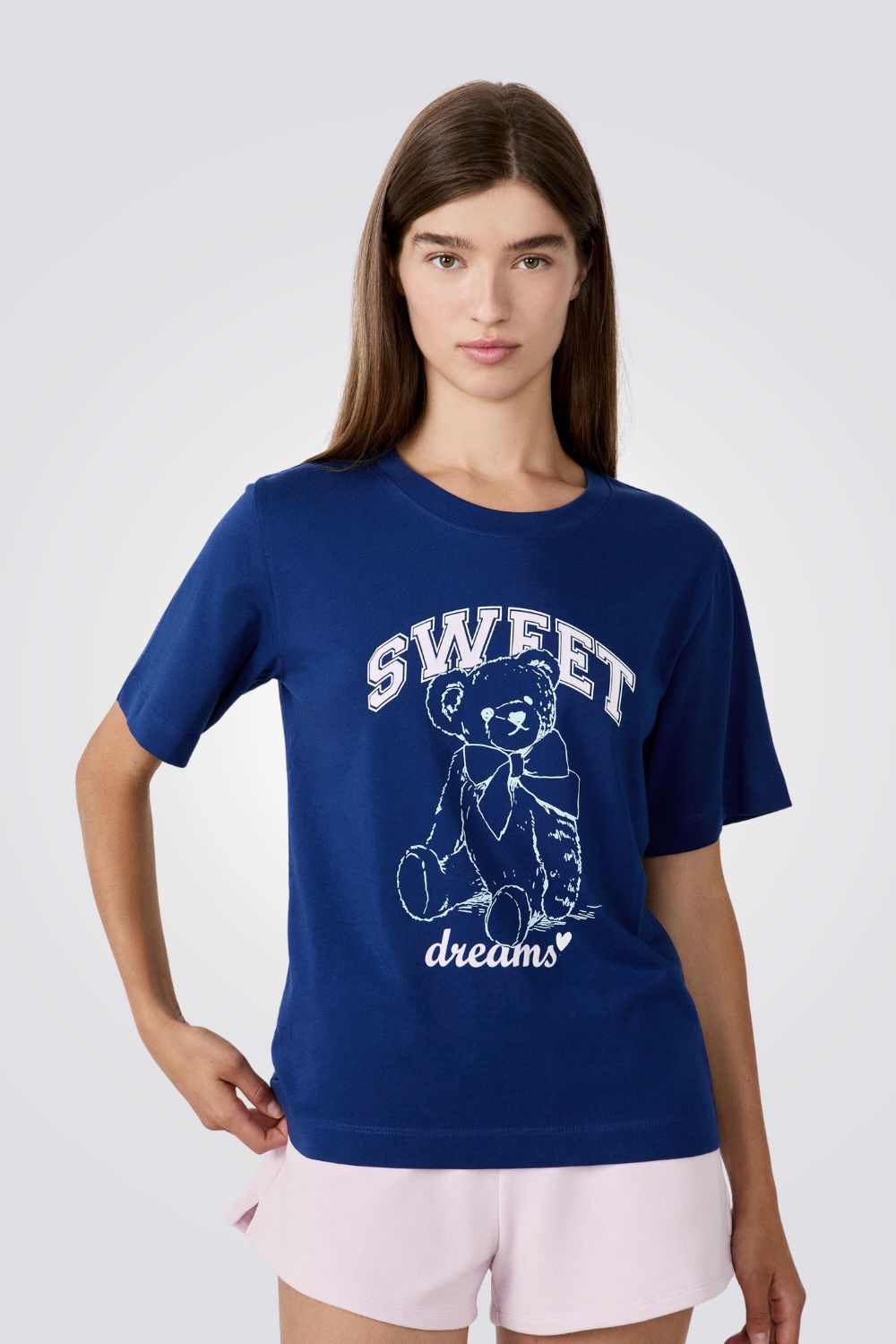 חולצת טישירט בהדפס דובי | איתם