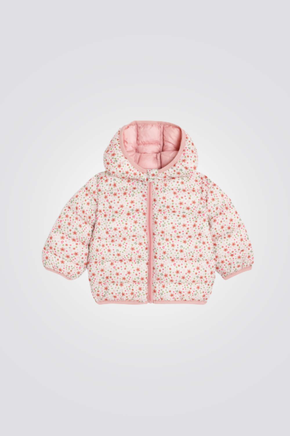 מעיל פוך פרחוני לתינוקות | אוקיידי 
