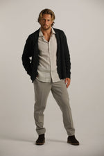 קרדיגן בסריגת ריב עבה | קנת קול