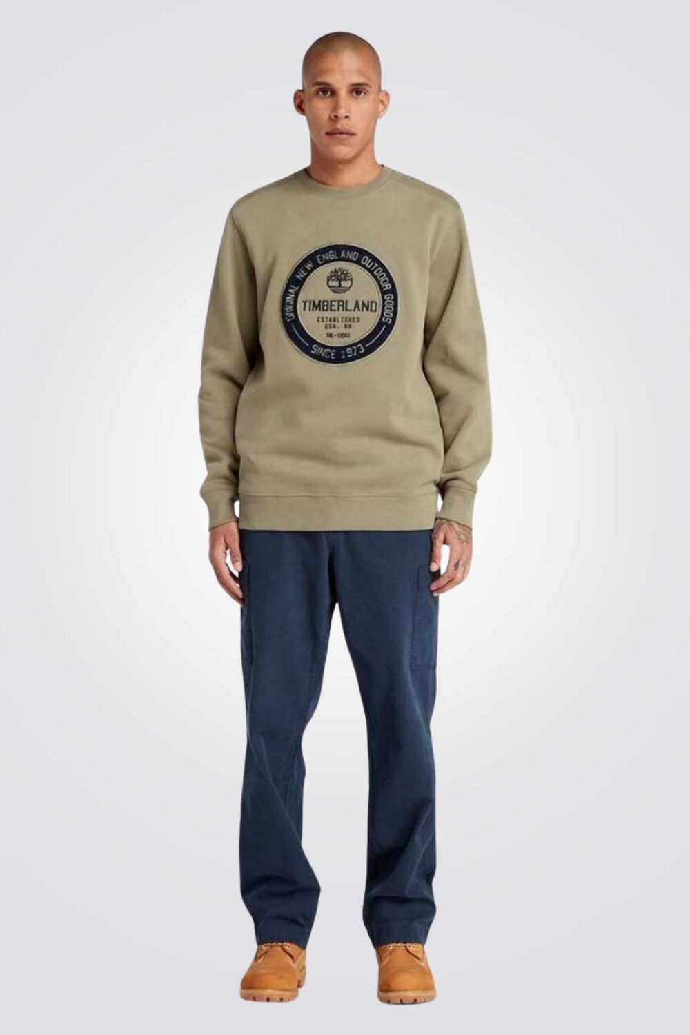 סווטישירט לגברים בצבע ירוק