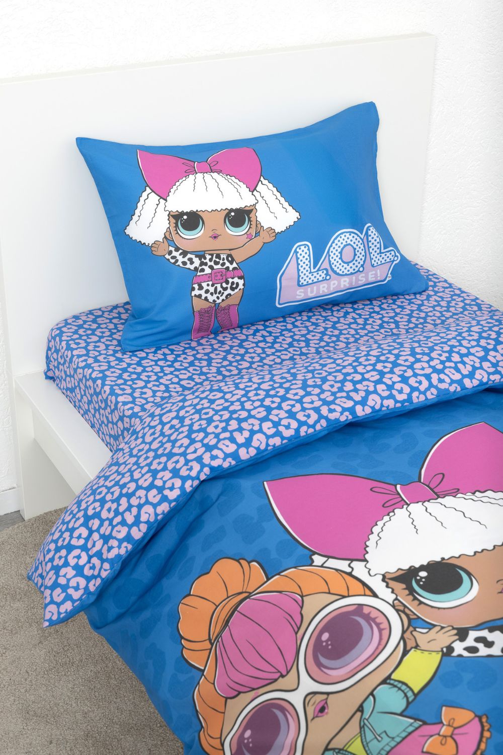 סט מצעים יחיד 90/200 דגם LOL PARTY