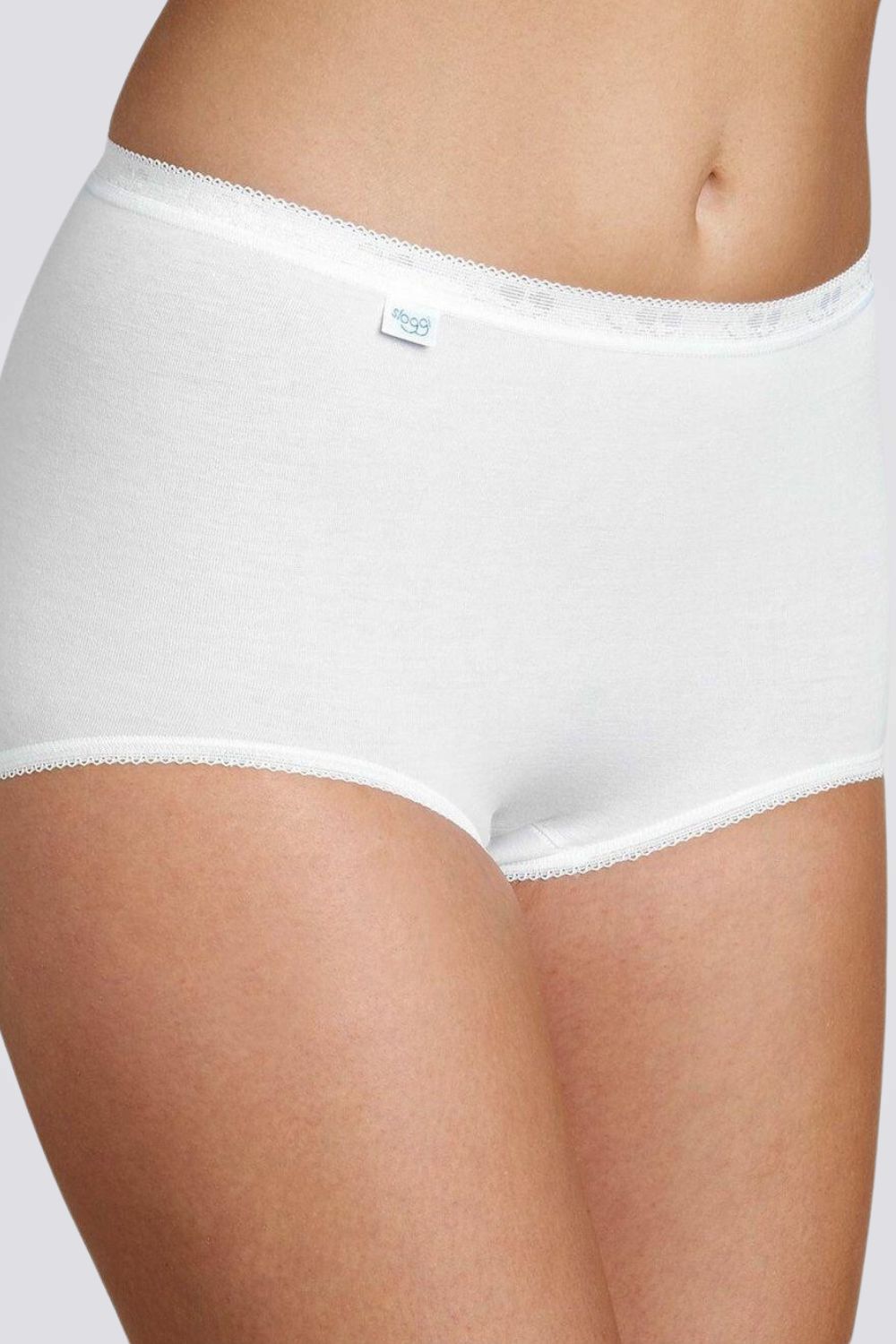 תחתוני BASIC+MAXI צבע לבן