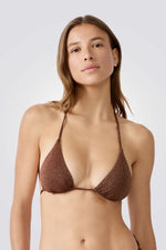 חזיית ביקיני משולשים מנצנצת HELIO לנשים