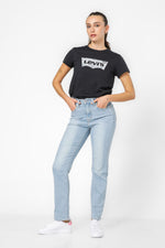 מכנסי ג'ינס 724 Slim Straight בצבע light indigo