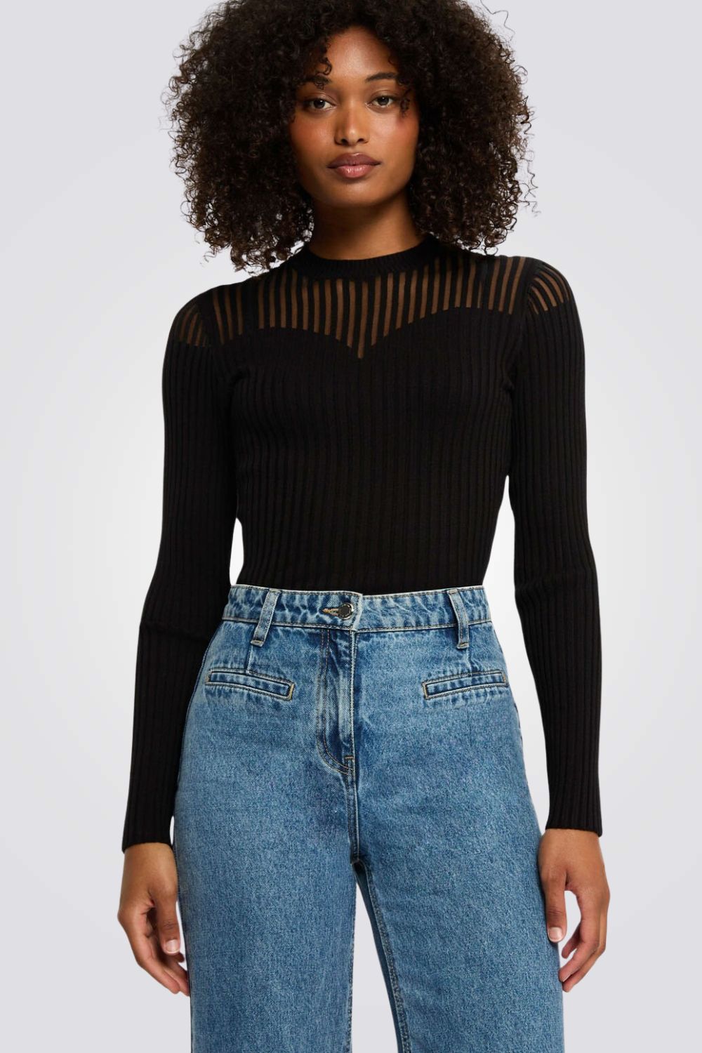 חולצת סריג לנשים | מורגן 