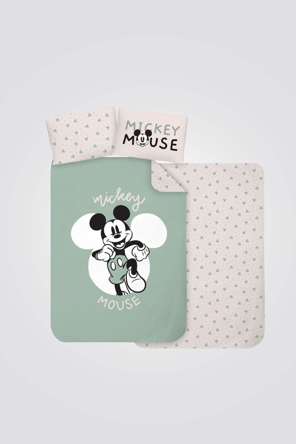 סט מצעים מיטת יחיד 90/200 ס"מ MICKEY green | דיסני