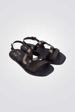 סנדלים MOMENTO בצבע שחור