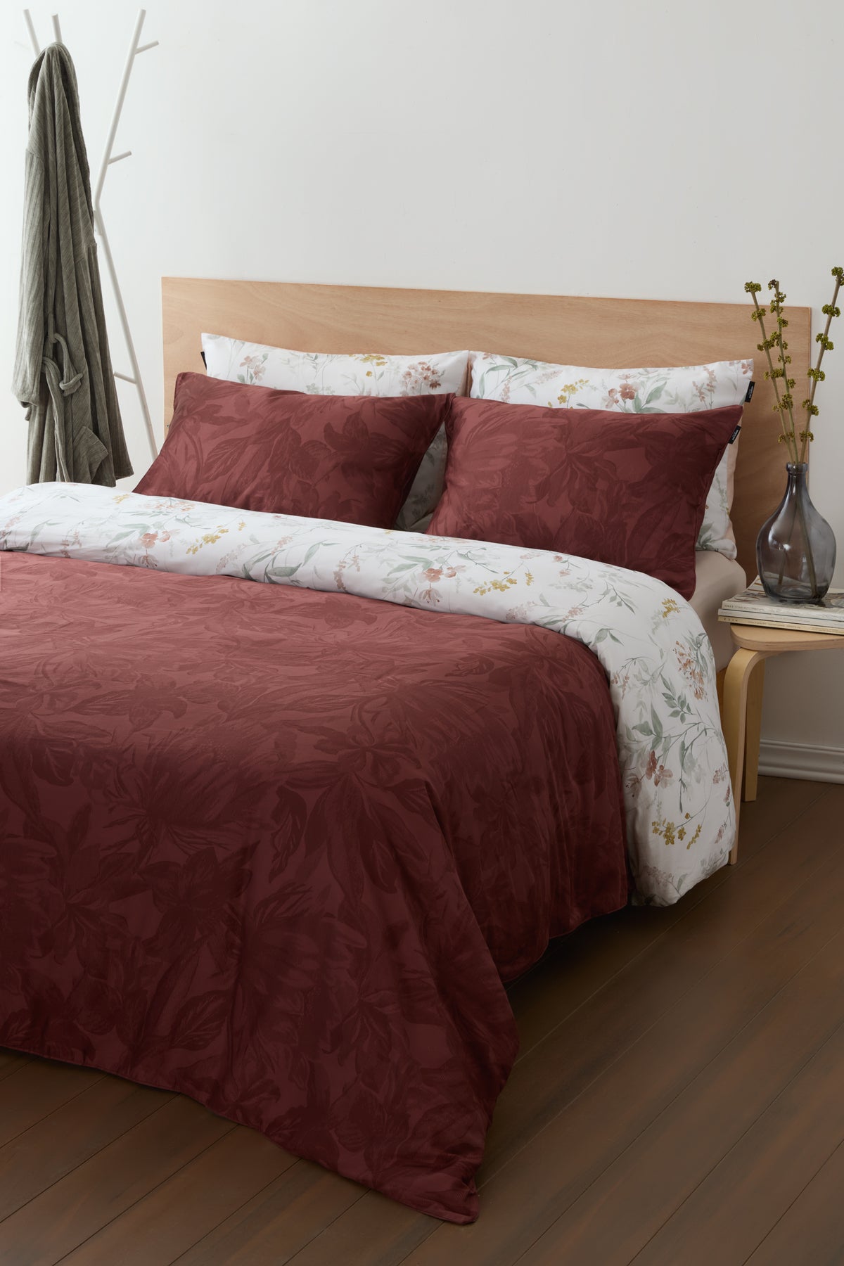 סט מצעים כותנה סאטן מיטה זוגית 160/200 ס"מ דגם VENICE