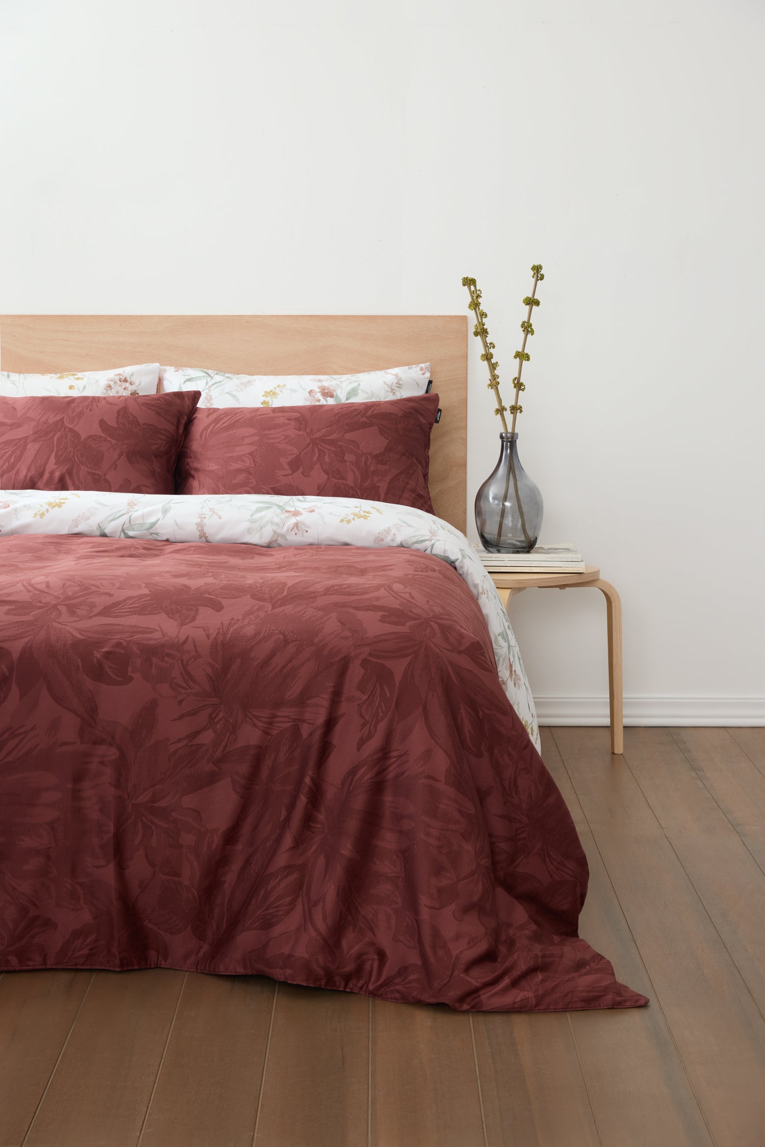 סט מצעים כותנה סאטן מיטה קינג סייז 200/200 ס"מ דגם VENICE