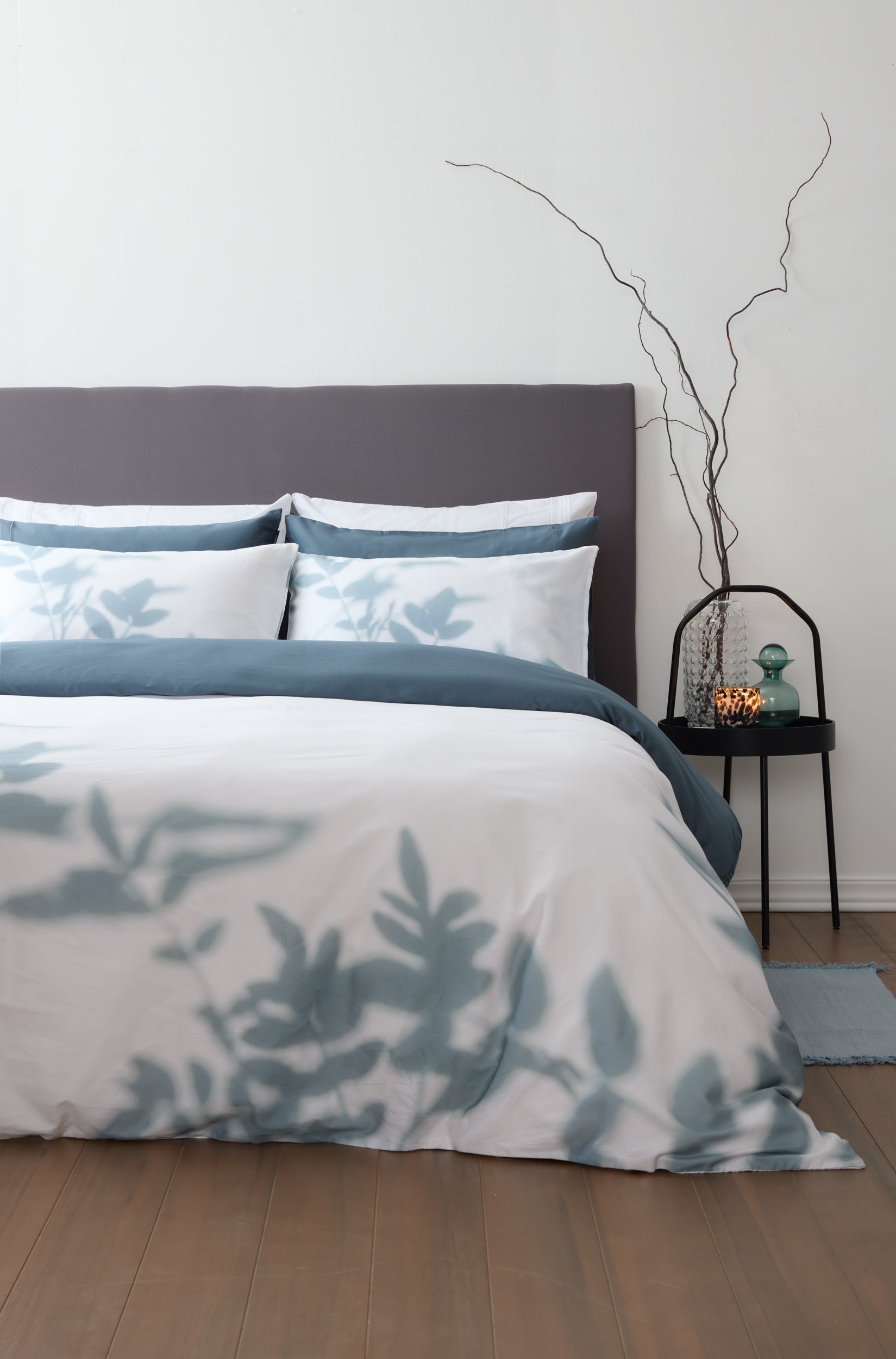 סט מצעים כותנה סאטן מיטת יחיד 90/200 ס"מ דגם SIESTA